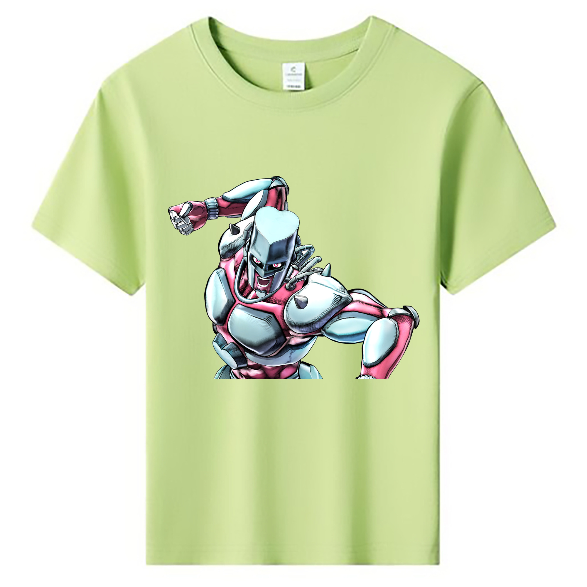 （画像用） ジョジョの奇妙な冒険 ひがしかた じょうすけ JoJo's Bizarre Adventure Higashikata Josuke 綿100％キッズTシャツ（フロントプリント）